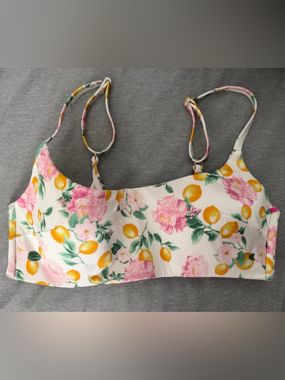 Victoria's Secret smooth lemon Swim Top